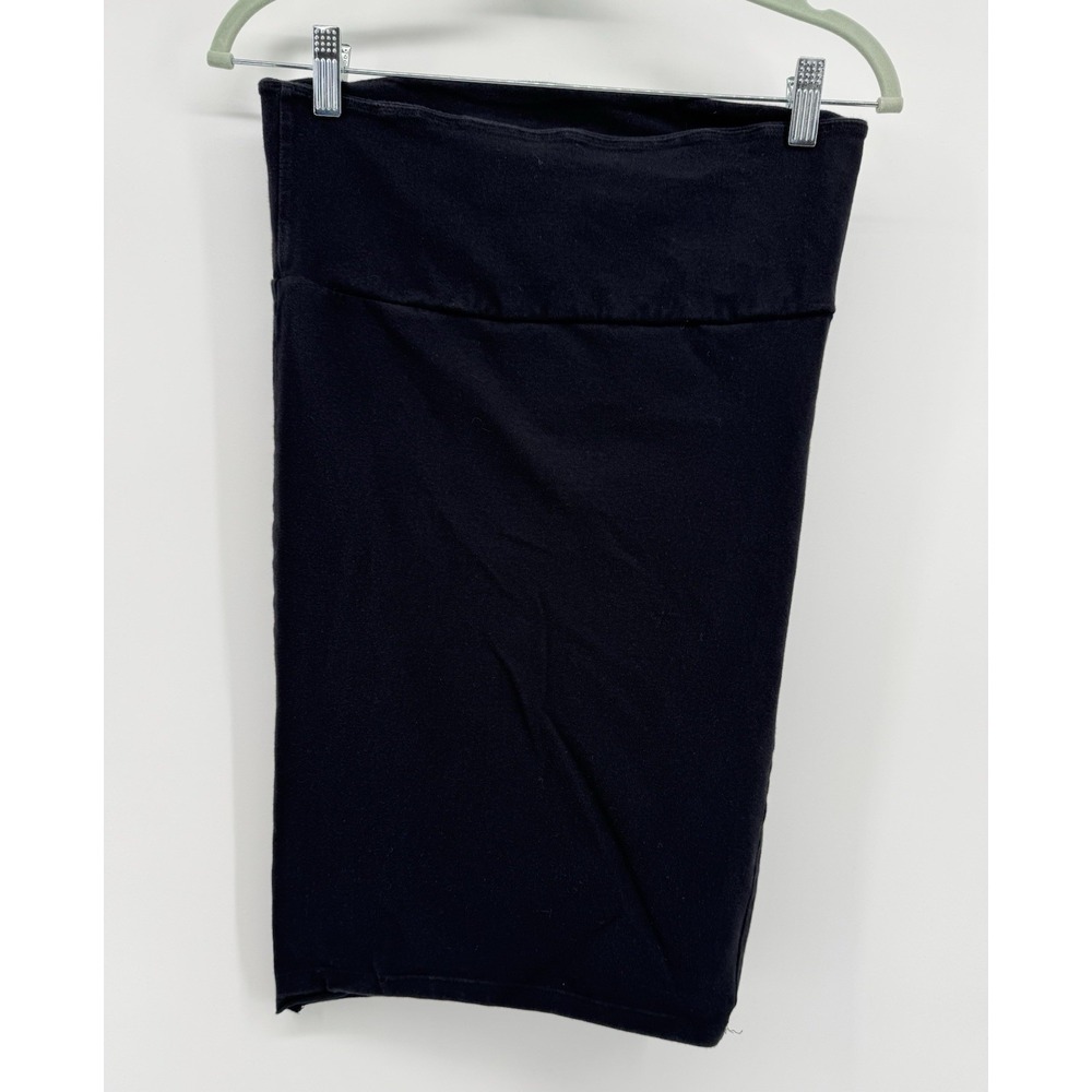 Torrid Women's Skirt Black Pencil Straight Cotton Spandex Size 00